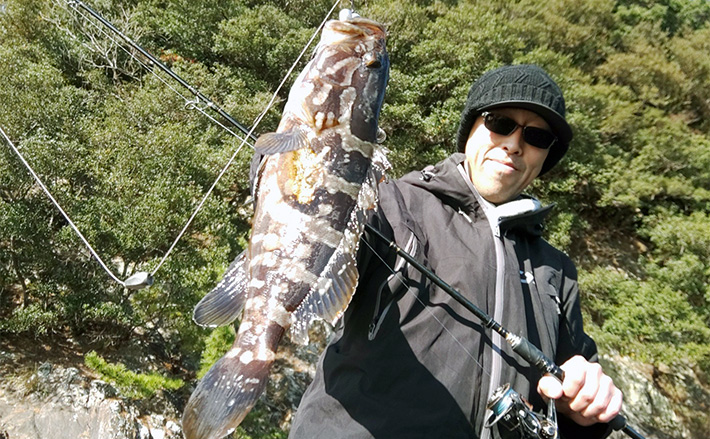 陸っぱりライトロック釣行で『クエ』登場【三重】エギングタックルで