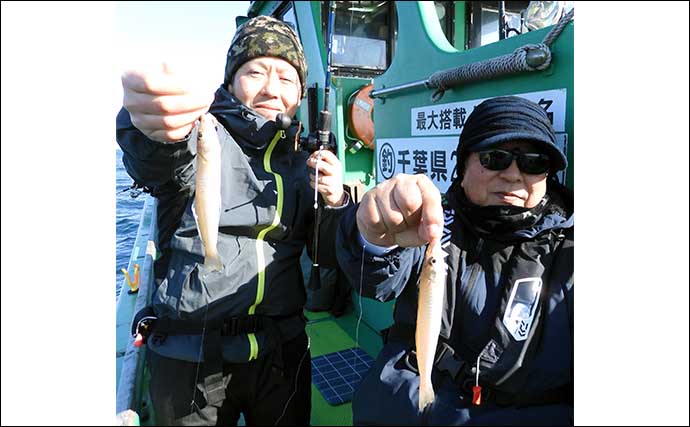 東京湾の船キス釣りで20cm頭に釣る人シロギス38尾【千葉・吉野屋】