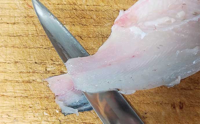 釣った旬魚で作る「酒の肴」レシピ：メバルの短冊　コリコリ感を楽しもう