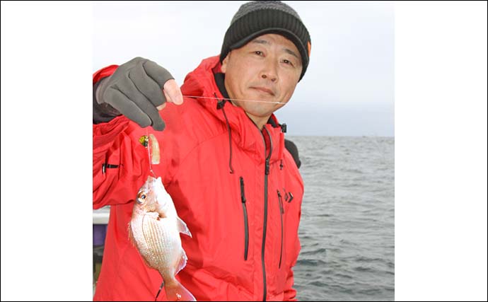 テンヤマダイ釣りで食べごろサイズのマダイを連打【千葉・つる丸】