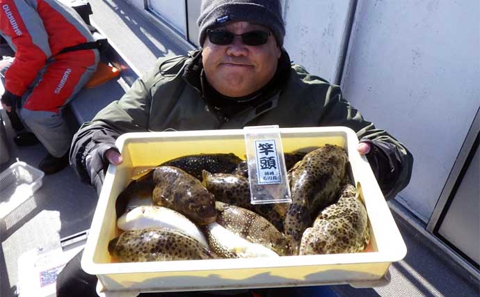 【釣果速報】伊良湖沖でのコウイカ釣りで肉厚の良型が続々顔出し（愛知）