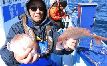 千葉片貝のハナダイ釣り名手は【アワセの達人】　「直栄丸」船長もビックリ