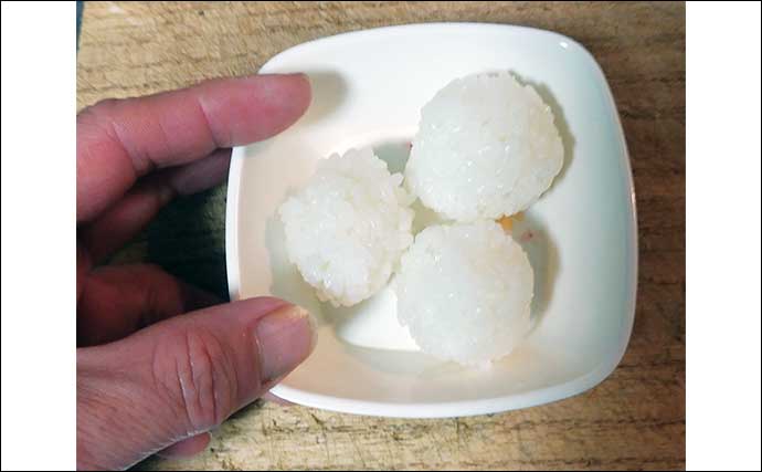 釣魚で作る「お寿司」レシピ：ヒラマサの手まり寿し　炒りゴマがアクセント