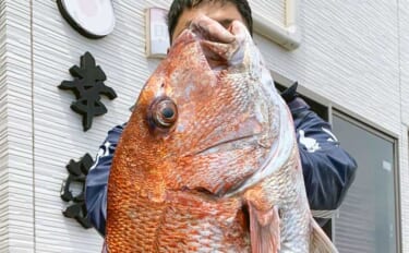幸栄丸「大鯛チャレンジ」大会で8.21kgのマダイが堂々浮上【茨城】