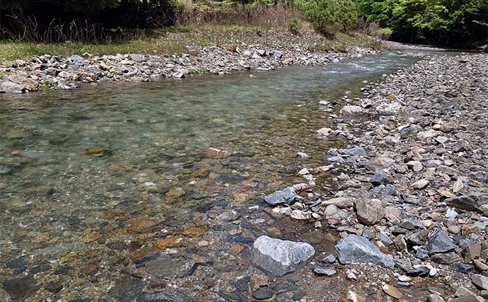季節毎に異なる渓流エサ釣り攻略法を解説　メインターゲットはヤマメ＆アマゴ