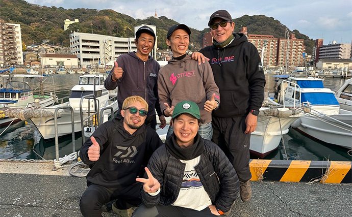 ボートエギング釣行で1.5kg良型アオリイカをキャッチ【北九州・遊漁船booth】