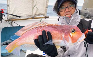 【沖釣り釣果速報】タイラバで50cm超えの大型アマダイと対面（福岡）