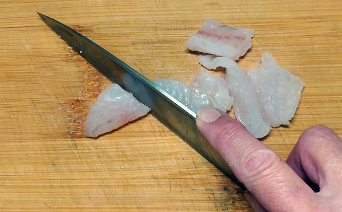 釣った魚で作る「刺身アレンジ」レシピ：メバルの梅昆布　他魚種でもお試しを