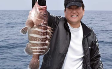 【釣果速報】響灘のタイ五目釣りで3kg超えタカバ（マハタ）を好捕（福岡…