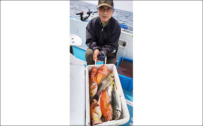 【釣果速報】響灘のタイ五目釣りで3kg超えタカバ（マハタ）を好捕（福岡）