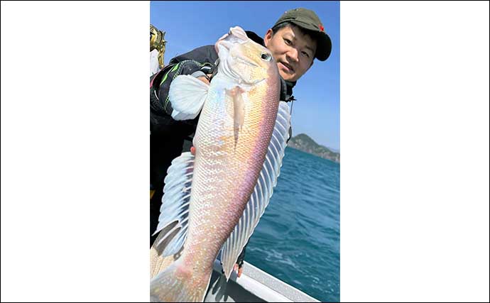 【船釣り釣果速報】タイラバで良型のシロアマダイをキャッチ（三重）