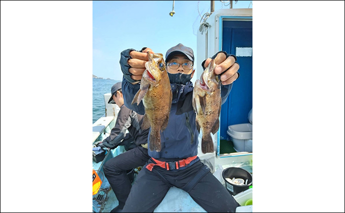 【船釣り釣果速報】大山沖イサキ釣りで大丈交じりにアタリ多数と好調（愛知）