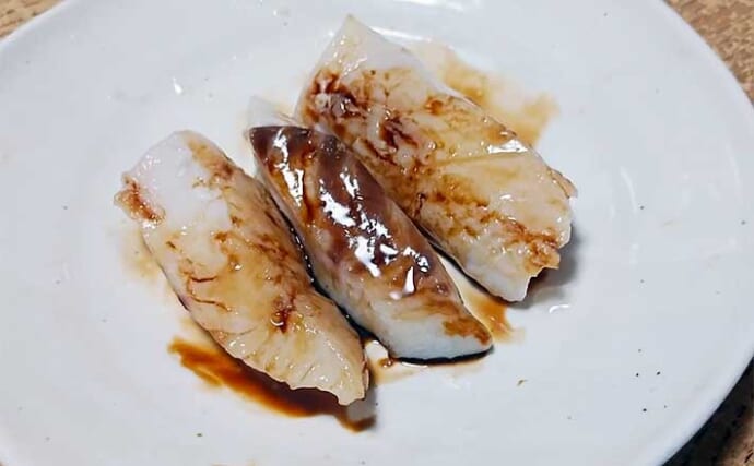 釣魚で作る「ご飯のお供」レシピ：キビレのグリル焼き　まずは白焼きで味わおう