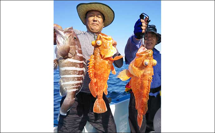 【船のエサ釣り最新釣果】玄界灘のエビラバ釣りで5.5kg大型マダイ浮上（福岡）