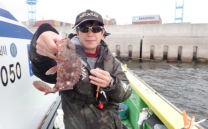 甥っ子の船釣りデビュー戦でカサゴ連発に大満足【神奈川・新修丸】