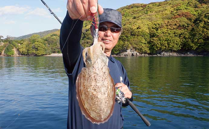 イカダでのヤエン釣り＆エギング二刀流で春のデカイカに挑戦【三重・宝成渡船】