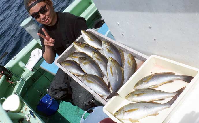 【船釣り最新情報】大山沖イサキ釣りで40cm級ビッグサイズが顔見せ（愛知）