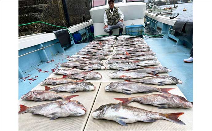 【船釣り釣果速報】乗っ込みシーズン到来で良型マダイ続々浮上（長崎・佐賀）