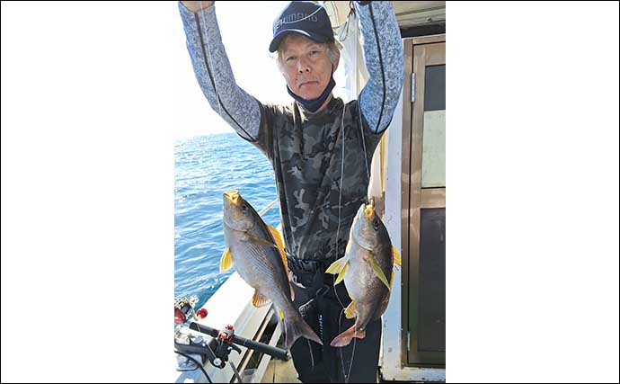 【船のエサ釣り最新釣果】イカを泳がせて10kgの高級魚アラ（クエ）をGET！