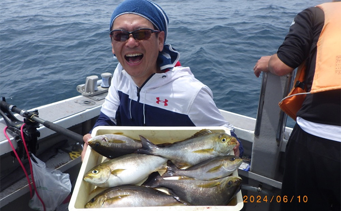 【船釣り釣果速報】大山沖でボリューム満点ジャンボイサキが絶好調（愛知）