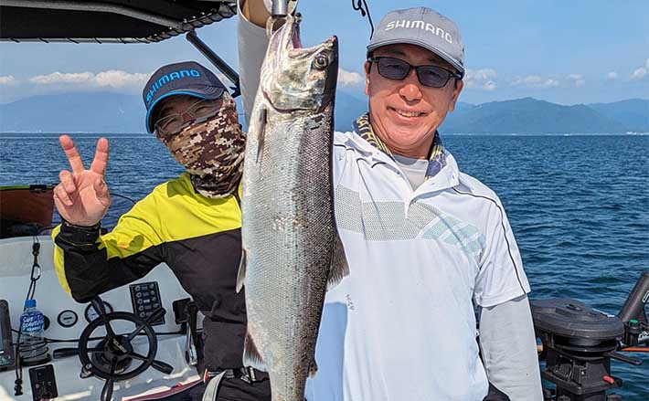 スーパーパルサー CLT-1010M トローリング ビワマス 琵琶湖でのボート