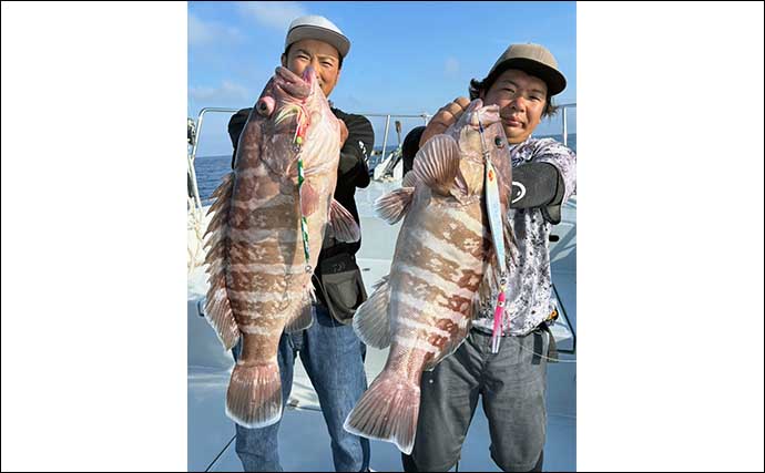【船釣り最新釣果】早福沖のイカ泳がせ釣りでアラ浮上（長崎・佐賀）
