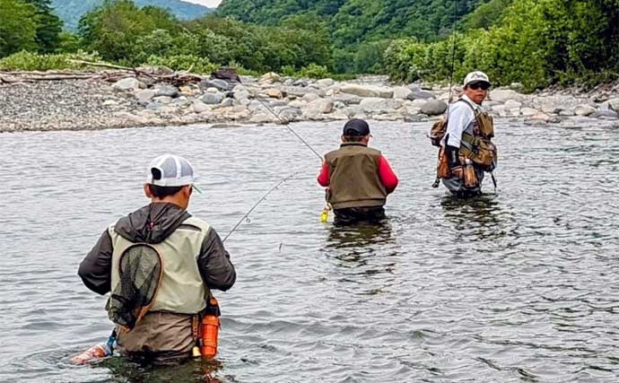 北海道ネイティブトラウト釣行で念願のオショロコマと対面　小学生からの指導が奏功？