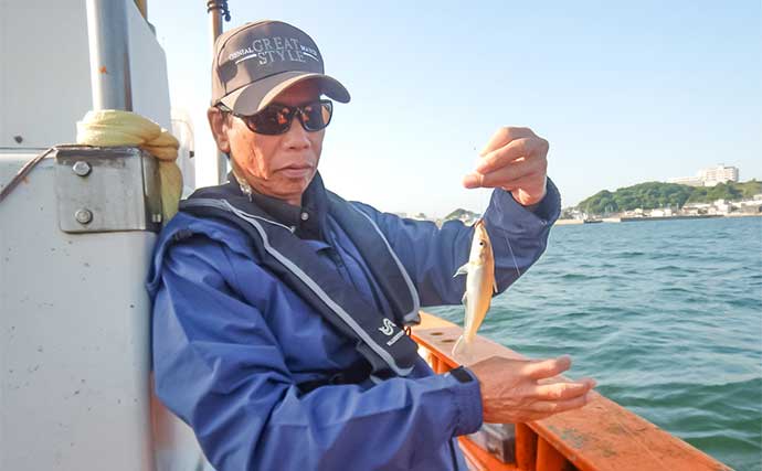 船キス釣りで本命27匹【愛知・すずえい丸】急激な水温低下による低活性に苦戦