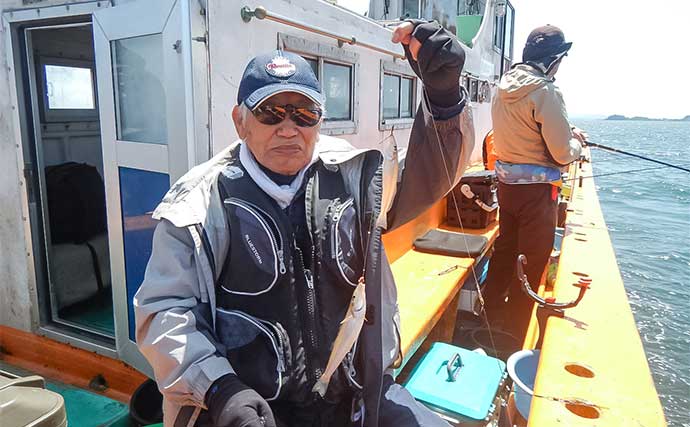 船キス釣りで本命27匹【愛知・すずえい丸】急激な水温低下による低活性に苦戦