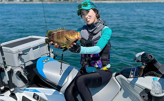 「カジキに引っ張られるのが夢！」岡田万里奈が語る【水上バイクフィッシングの魅力】