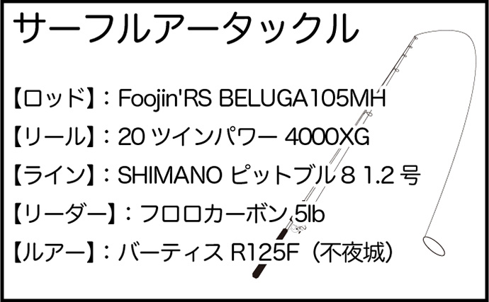 サーフフィッシングで49cmヒラメをキャッチ【秋田県南】ウェーディングで攻略