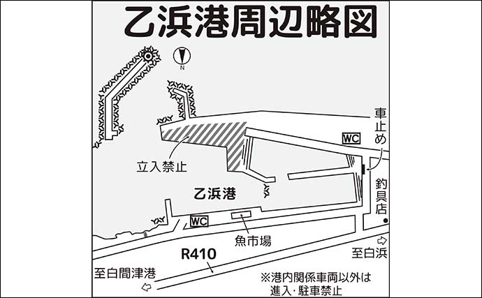 乙浜港でのフカセ釣りで43cmクロダイをキャッチ【千葉】断続的な降雨の中ヒット