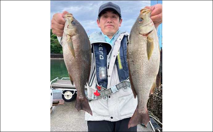 【船釣り釣果速報】大分沖コマセ釣りで大型イサキが続々ヒット中（大分・熊本）