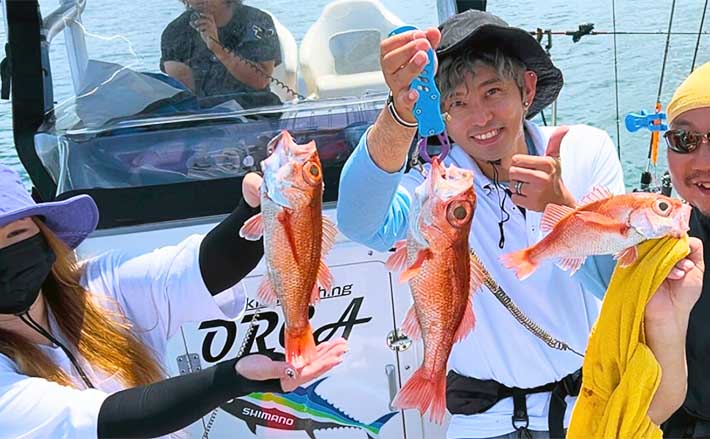 富山湾アカムツ釣りで本命連発と好調【ORCA】エサでもジギングでも