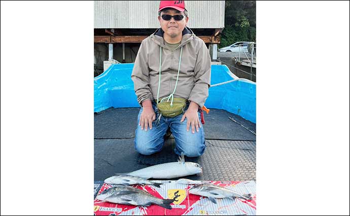 初夏の「カカリ釣り」で小型中心も本命クロダイ3尾手中に満足【三重・海香渡船】