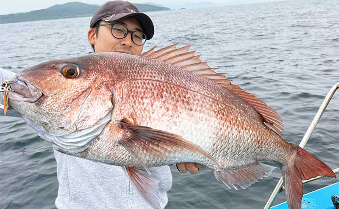 響灘イサキSLJ釣行で本命2桁にマダイにシーバスに青物など10魚種キャッチ【山口】