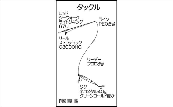 SLJ釣行で40cm頭に良型イサキ好捕【佐賀・きずなまりん】フォールで大型ヒット