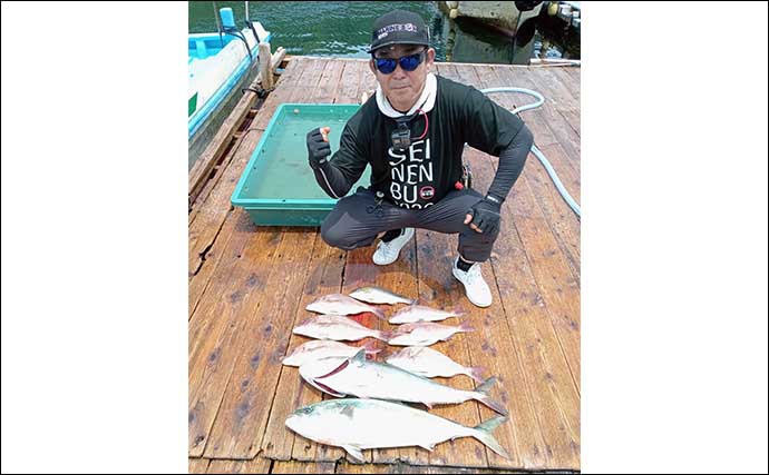 【海上釣り堀最新釣果】アオイソメ使ったミャク釣りでマダイ39匹と爆釣（三重・愛知）