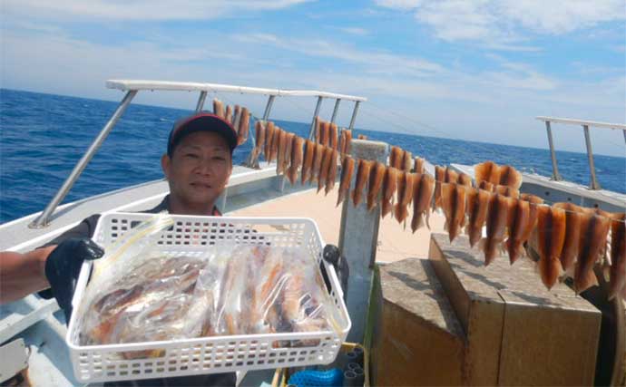 【船釣り釣果速報】キス乗合で良型中心に100匹オーバーと快釣（愛知）