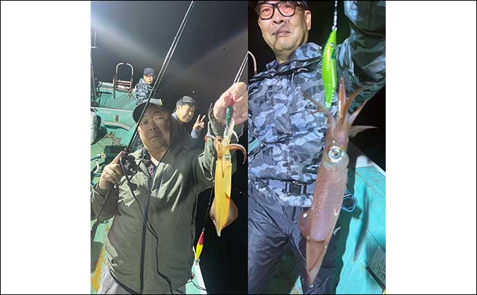 【夜焚きイカ釣果速報】釣る人でヤリイカ120尾前後！日により数にムラあり（福岡）