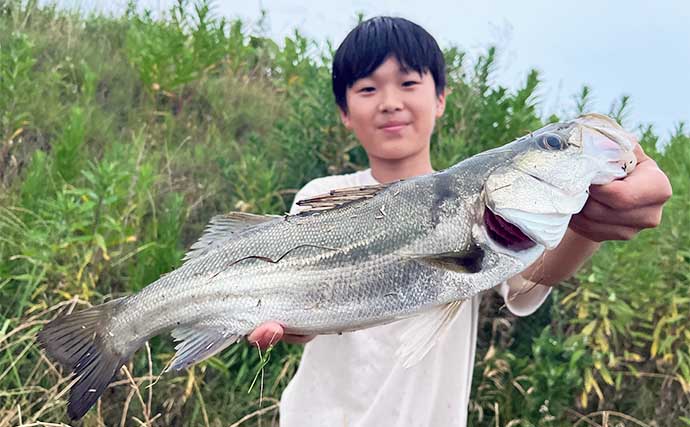 BBQのちシーバスフィッシングで連続バイトを満喫【福井・坂井市海浜自然公園】