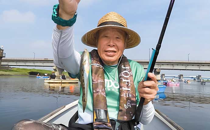 江戸川放水路のボートハゼ釣りで15cmヒネハゼ筆頭にマハぜ65尾手中【千葉・大沢遊船所】