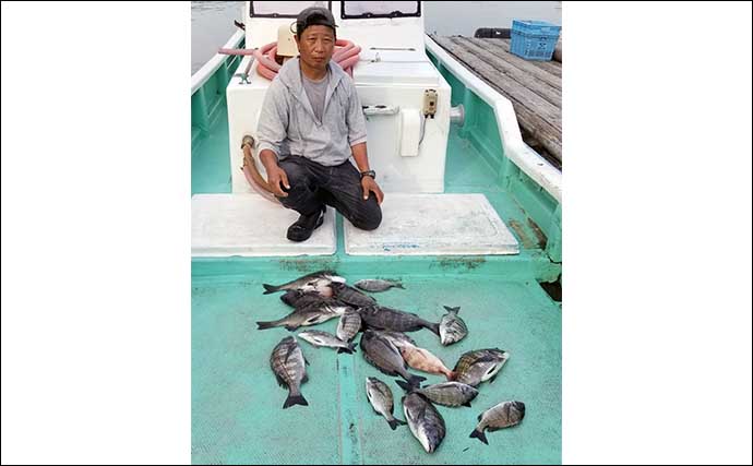 【カカリ釣り釣果速報】ダンゴ釣りで年無し含めて良型クロダイが好反応（三重）