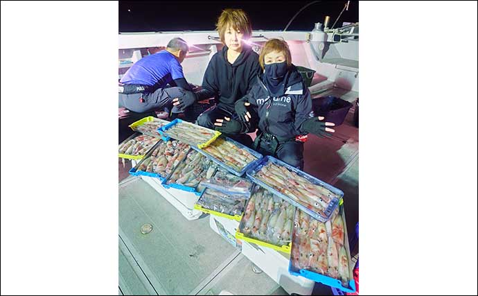 【夜焚きイカ釣果速報】今シーズン一番の入れ食い到来で100尾超え続々！（福岡）