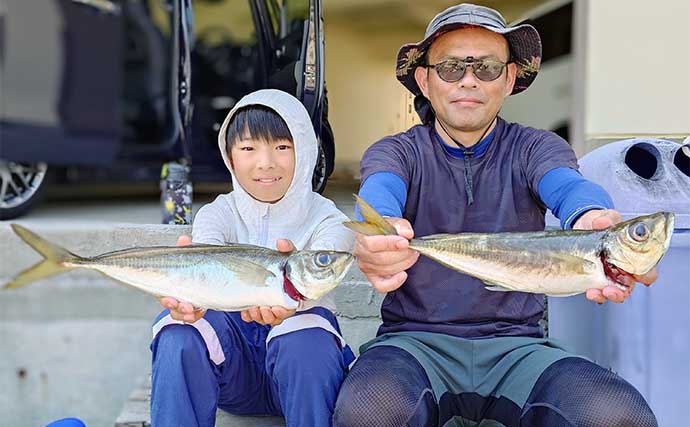 関東エリアの【船釣り特選釣果】ショートLTアジ便で釣る人アジ3桁釣果