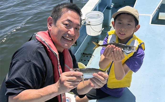 関東エリアの【船釣り特選釣果】ショートLTアジ便で釣る人アジ3桁釣果