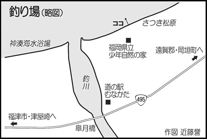 2日間の投げ釣りで23cm頭にシロギス合計110匹【福岡・皐月松原の海岸】良型狙い好機か