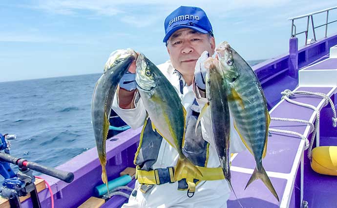 外房・大原沖のイサキ釣りで本命連発【千葉・春栄丸】ゲストにシマアジも好ヒット