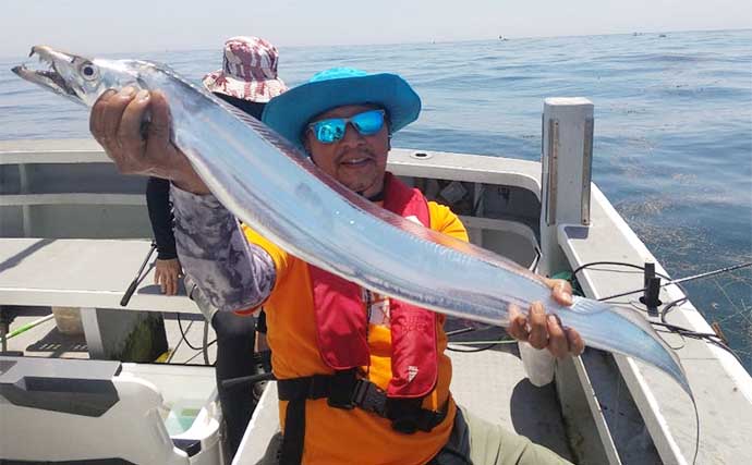 【船釣り釣果速報】30cmオーバー混じりに大型アジが爆釣で笑顔（愛知）