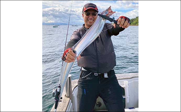 テンヤタチウオ釣りで入れ食い堪能【福岡・グランデ】当たりエサはキビナゴ